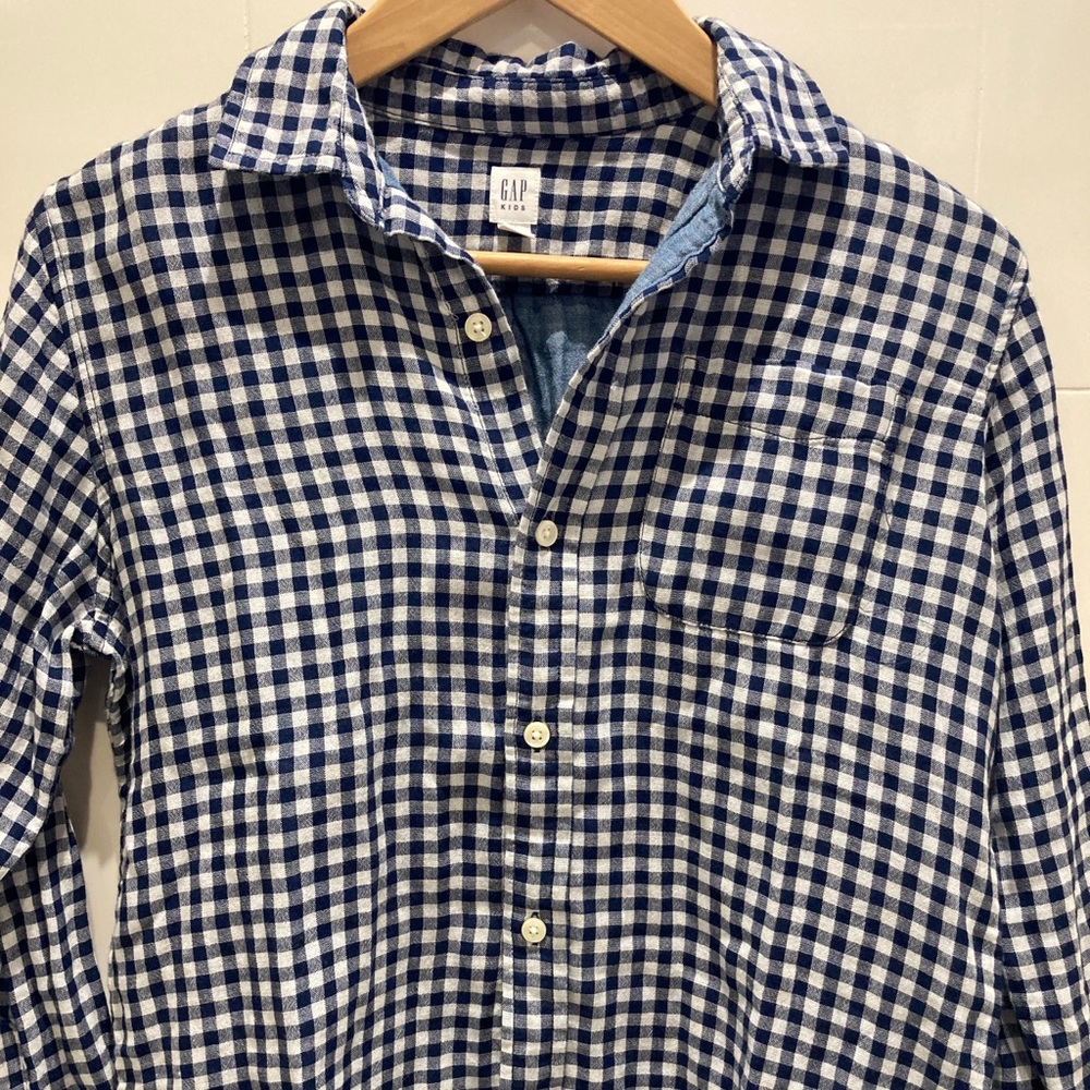 Gap kids boys check shirt